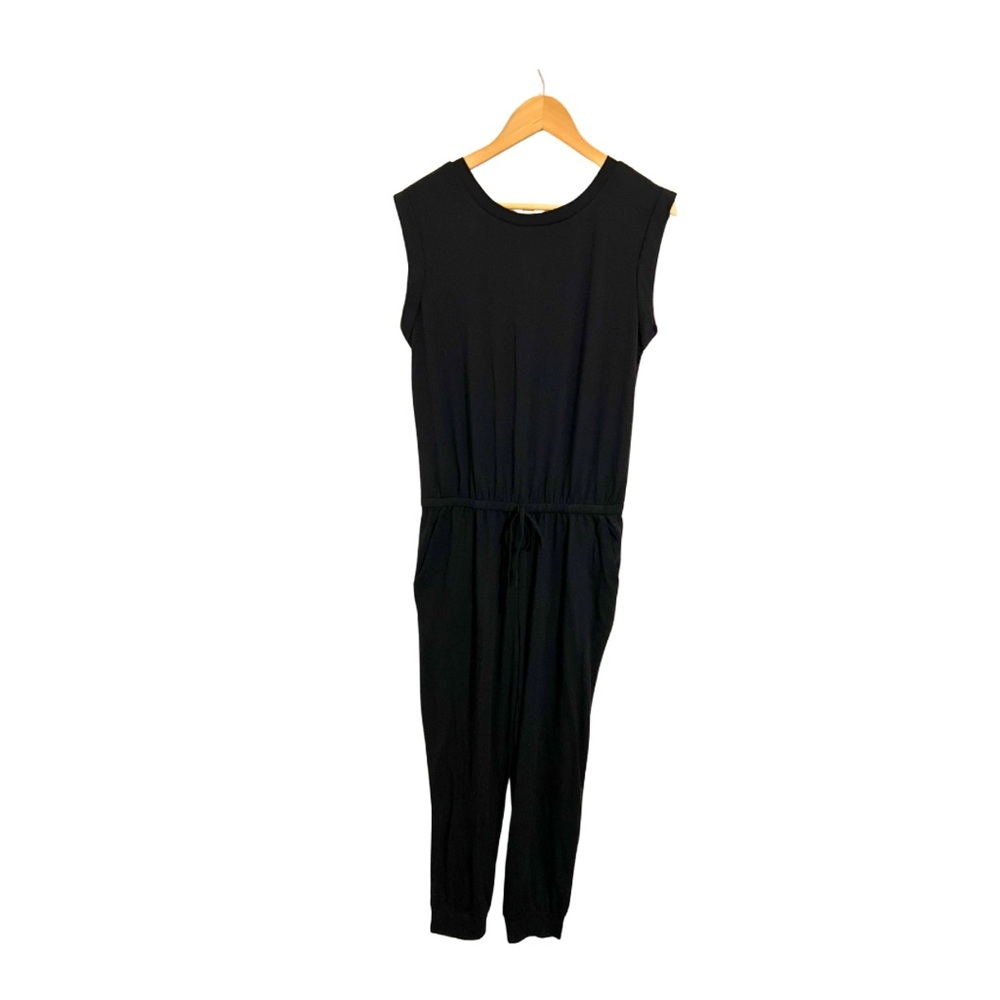 Black Sleeveless Jumpsuit